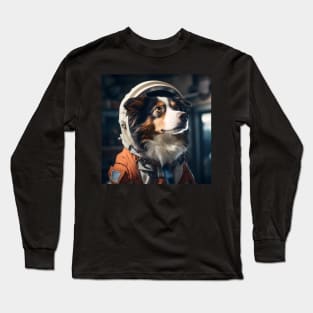 Astro Dog - Miniature American Shepherd Long Sleeve T-Shirt
